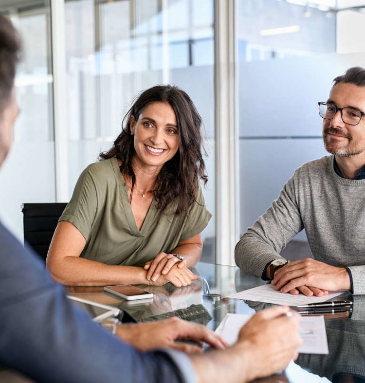 04. Businessman presenting quote to clients